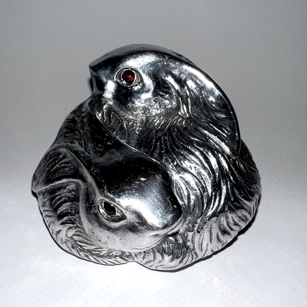 Arthur Court Silver Rabbit Figurine